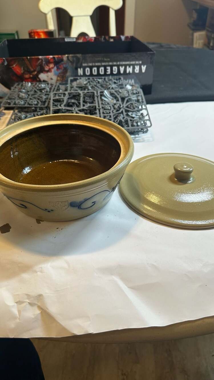 Maple City Pottery Hand-Made Stoneware Covered Casserole or Crock